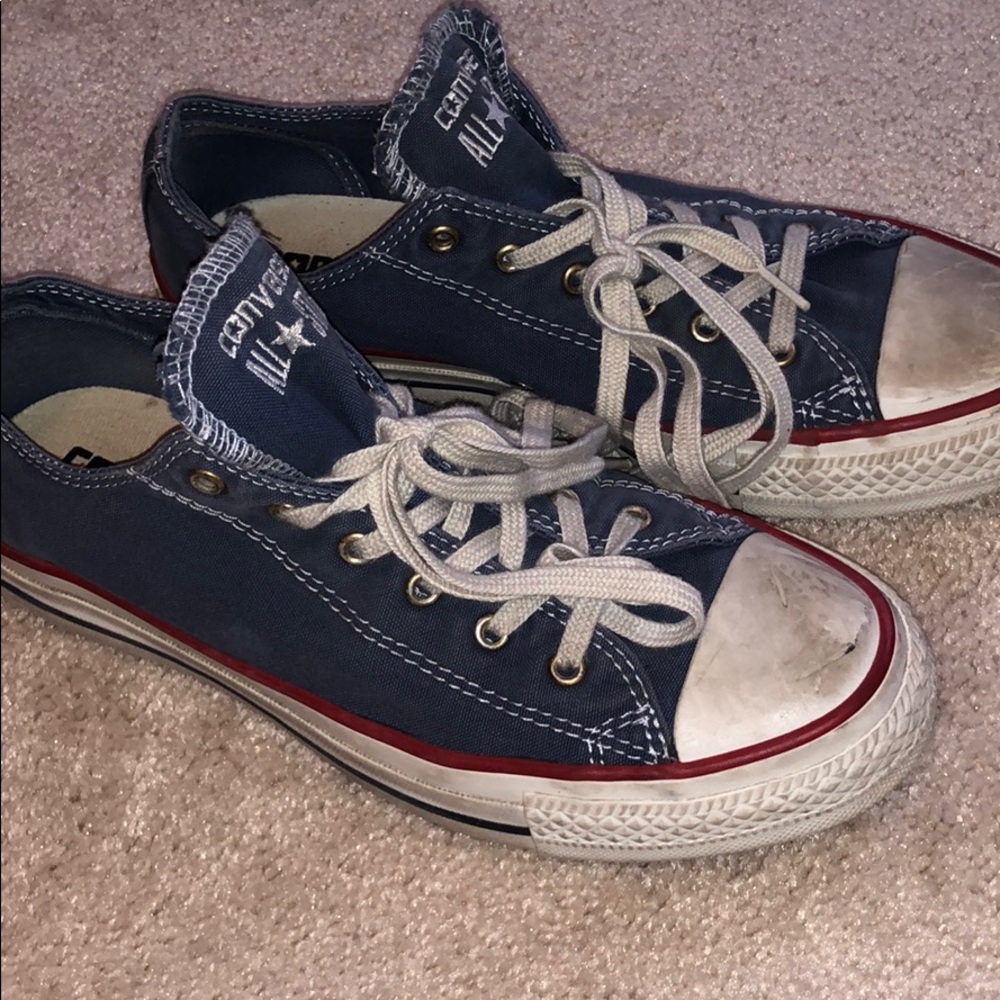 CONVERSE SNEAKERS red white and blue